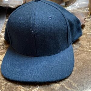 Navy blue baseball cap adjustable plain New